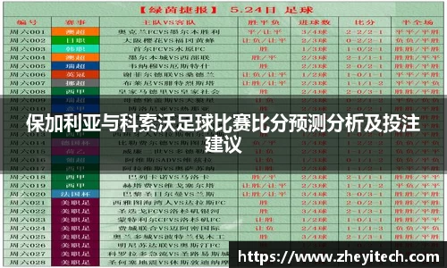 保加利亚与科索沃足球比赛比分预测分析及投注建议